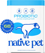 Native Pet Vet Created Probiotic Powder for Dogs Digestive Issues 120 Servicios 464Gr.