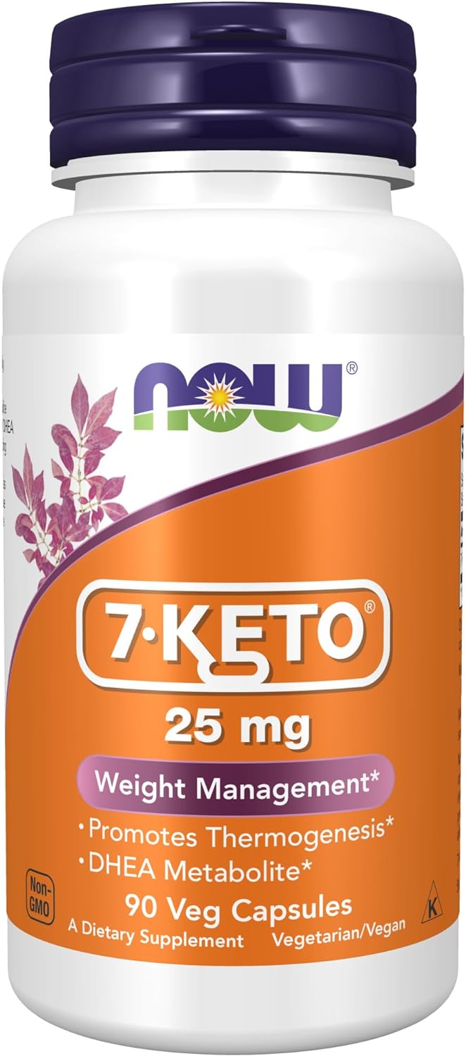 NOW Supplements 7-Keto 25Mg. 90 Capsulas