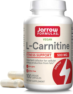 JARROW FORMULAS - Jarrow Formulas L-Carnitine 500Mg. 100 Capsulas - The Red Vitamin MX - Suplementos Alimenticios - {{ shop.shopifyCountryName }}