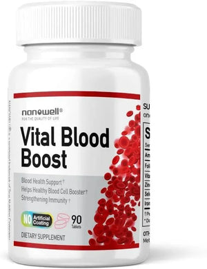 NANOWELL - NANOWELL Vital Blood Boost 90 Tabletas - The Red Vitamin MX - Suplementos Alimenticios - {{ shop.shopifyCountryName }}