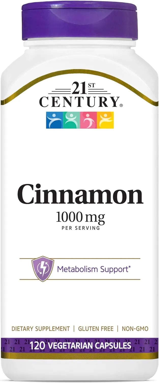 21ST CENTURY - 21st Century Cinnamon 1000Mg. 120 Capsulas - The Red Vitamin MX - Suplementos Alimenticios - {{ shop.shopifyCountryName }}