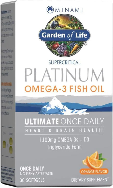 GARDEN OF LIFE - Garden of Life Minami Supercritical Platinum Omega 3 Fish Oil 30 Capsulas Blandas - The Red Vitamin MX - Suplementos Alimenticios - {{ shop.shopifyCountryName }}