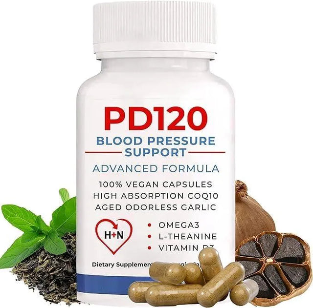 PD120 - PD120 Blood Pressure Support 60 Capsulas - The Red Vitamin MX - Suplementos Alimenticios - {{ shop.shopifyCountryName }}