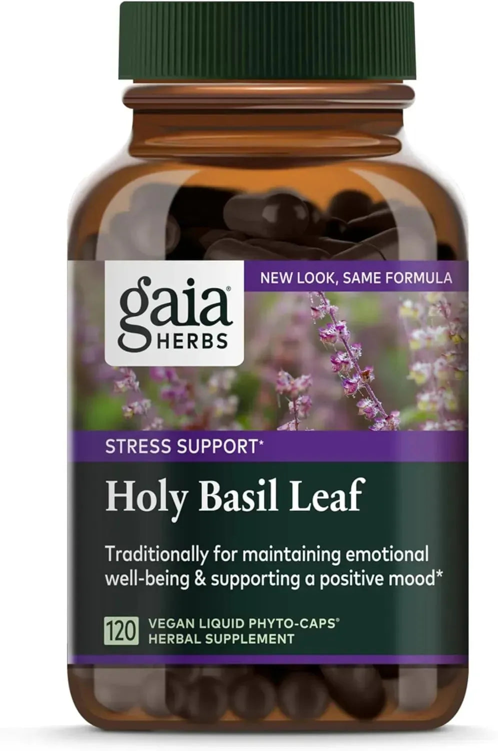 GAIA HERBS - Gaia Herbs Pro Holy Basil Leaf 120 Capsulas - The Red Vitamin MX - Suplementos Alimenticios - {{ shop.shopifyCountryName }}