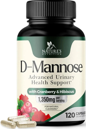 NATURE'S NUTRITION - Nature's Nutrition D-Mannose & Cranberry Extract 1350Mg. 120 Capsulas - The Red Vitamin MX - Suplementos Alimenticios - {{ shop.shopifyCountryName }}