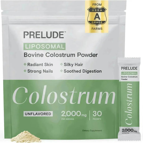 PRELUDE - Prelude Bovine Colostrum Powder Sticks 2000Mg. 30 Paquetes - The Red Vitamin MX - Suplementos Alimenticios - {{ shop.shopifyCountryName }}