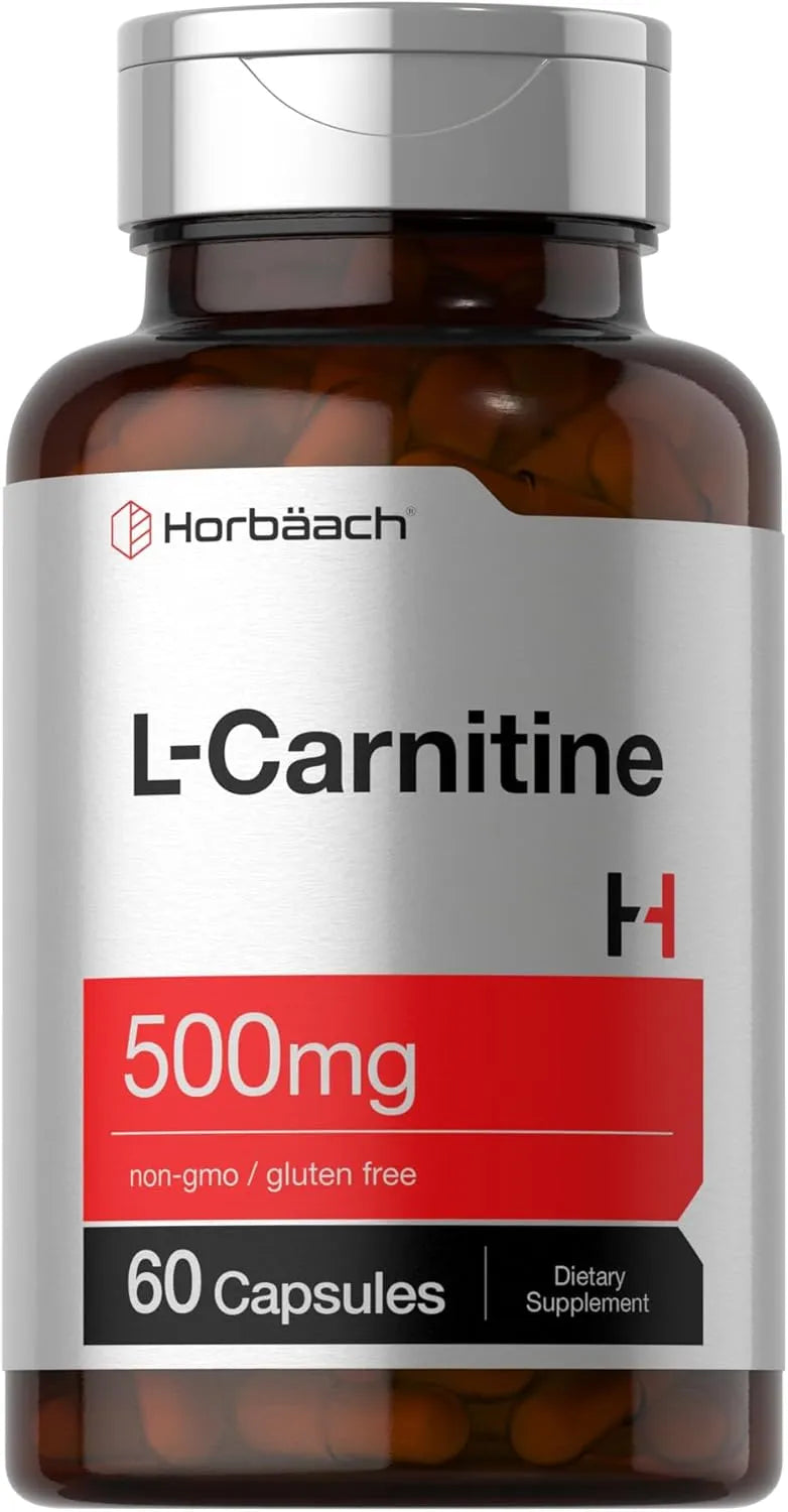 HORBAACH - Horbaach L Carnitine 500Mg. 60 Capsulas - The Red Vitamin MX - Suplementos Alimenticios - {{ shop.shopifyCountryName }}