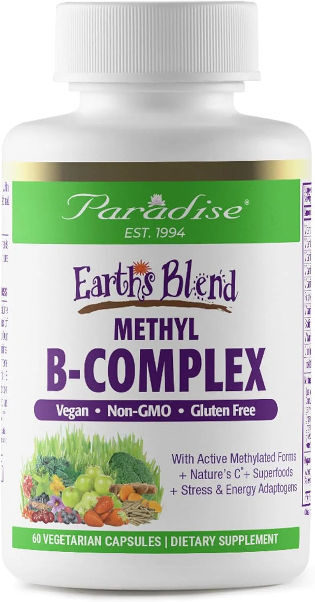 PARADISE HERBS - Paradise Herbs Earth's Blend B-Complex 60 Capsulas - The Red Vitamin MX - Suplementos Alimenticios - {{ shop.shopifyCountryName }}