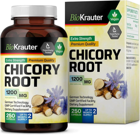 BIOKRAUTER - BIO KRAUTER Chicory Fiber Supplement 250 Capsulas - The Red Vitamin MX - Suplementos Alimenticios - {{ shop.shopifyCountryName }}