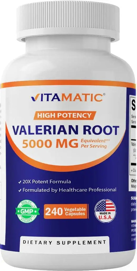 VITAMATIC - Vitamatic Valerian Root 5000Mg. 240 Capsulas - The Red Vitamin MX - Suplementos Alimenticios - {{ shop.shopifyCountryName }}
