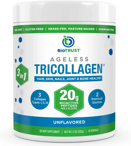 BIOTRUST - BioTrust Tri Collagen Powder 202Gr. - The Red Vitamin MX - Suplementos Alimenticios - {{ shop.shopifyCountryName }}