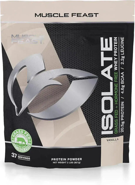 MUSCLE FEAST - Muscle Feast Grass-Fed Whey Protein Isolate Vanilla 907Gr. - The Red Vitamin MX - Suplementos Alimenticios - {{ shop.shopifyCountryName }}