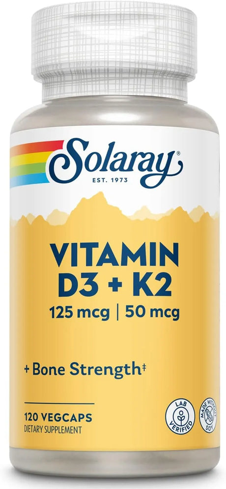 SOLARAY - SOLARAY Vitamin D3 K2 120 Capsulas - The Red Vitamin MX - Suplementos Alimenticios - {{ shop.shopifyCountryName }}