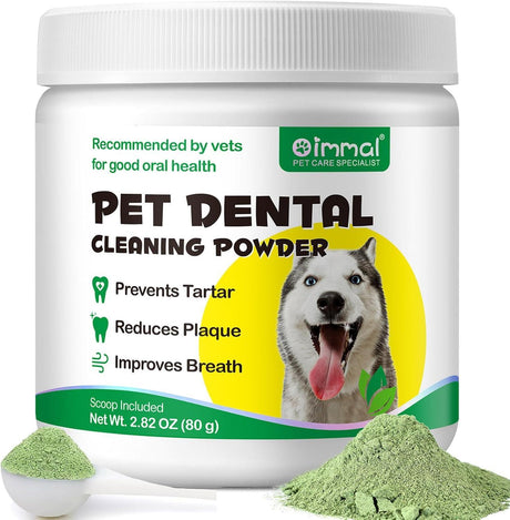 IMMAL - IMMAL Dog Teeth Cleaning Dental Powder 80Gr. - The Red Vitamin MX - Cuidado Dental Para Perros - {{ shop.shopifyCountryName }}