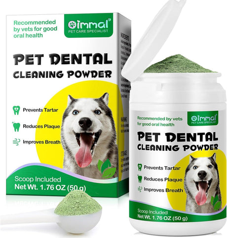 IMMAL - IMMAL Dog Teeth Cleaning Dental Powder 50Gr. - The Red Vitamin MX - Cuidado Dental Para Perros - {{ shop.shopifyCountryName }}