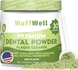 WUFFWELL - WuffWell Dog Teeth Cleaning Powder with Added Probiotics 130Gr. - The Red Vitamin MX - Cuidado Dental Para Perros - {{ shop.shopifyCountryName }}