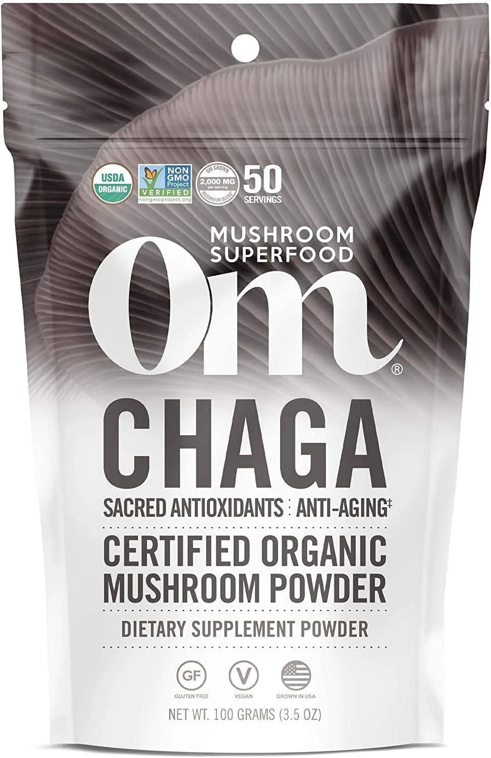 OM - Om Mushroom Superfood Chaga Organic Mushroom Powder 100Gr. - The Red Vitamin MX - Suplementos Alimenticios - {{ shop.shopifyCountryName }}