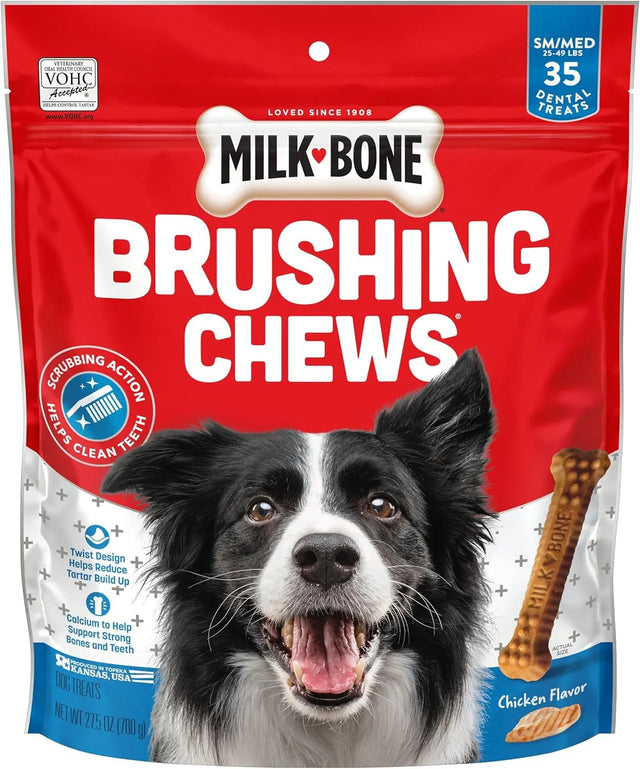 MILK BONE - Milk-Bone Original Brushing Chews Small/Medium 35 Piezas - The Red Vitamin MX - Cuidado Dental Para Perros - {{ shop.shopifyCountryName }}