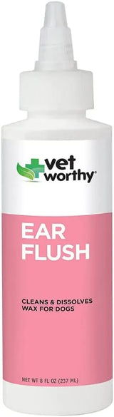 VET WORTHY - Vet Worthy Dog Ear Flush 8 Fl.Oz. - The Red Vitamin MX - Cuidado Del Oído De Perros - {{ shop.shopifyCountryName }}