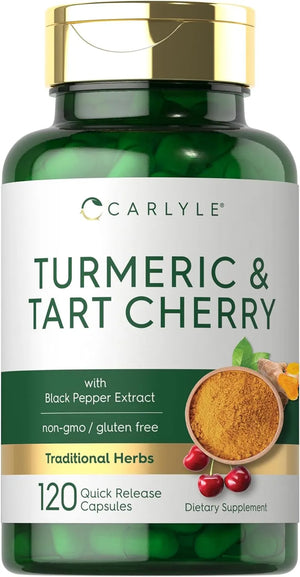 CARLYLE - Carlyle Turmeric and Tart Cherry 120 Capsulas - The Red Vitamin MX - Suplementos Alimenticios - {{ shop.shopifyCountryName }}