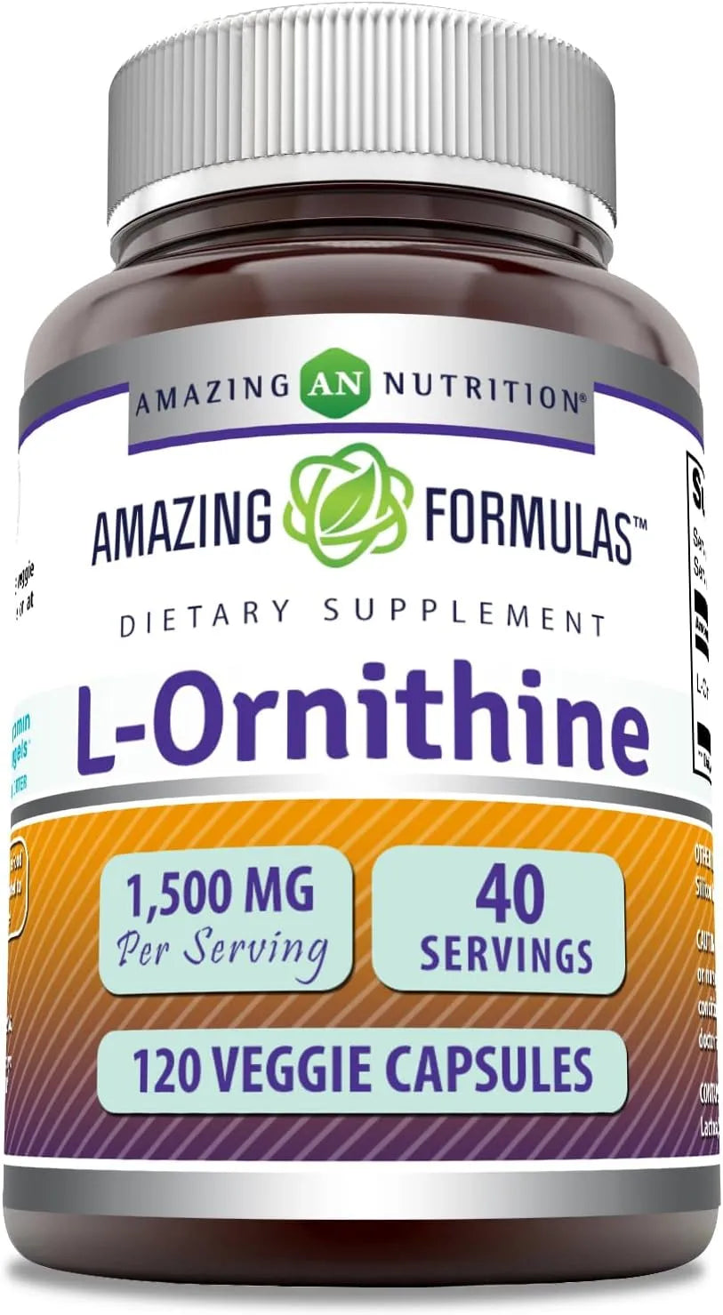 AMAZING FORMULAS - Amazing Formulas L-Ornithine 1500Mg. 120 Capsulas - The Red Vitamin MX - Suplementos Alimenticios - {{ shop.shopifyCountryName }}