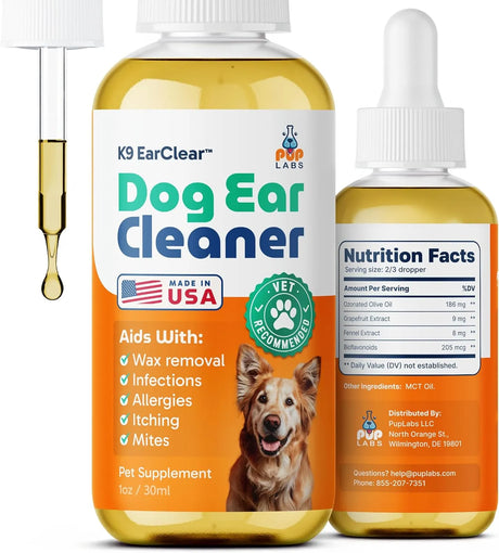 PUP LABS - Pup Labs Dog Ear Cleaner 1 Fl.Oz. - The Red Vitamin MX - Cuidado Del Oído De Perros - {{ shop.shopifyCountryName }}