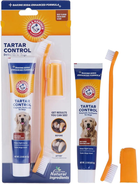 ARM & HAMMER - Arm & Hammer for Pets Tartar Control Kit for Dogs 2.5 Oz. - The Red Vitamin MX - Cuidado Dental Para Perros - {{ shop.shopifyCountryName }}