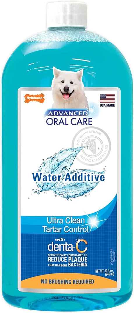 NYLABONE - Nylabone Advanced Oral Care Dog Water Additive for Dental Care 32 Oz. - The Red Vitamin MX - Cuidado Dental Para Perros - {{ shop.shopifyCountryName }}