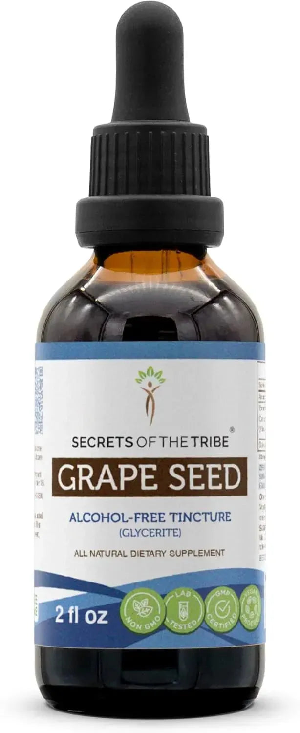 SECRETS OF THE TRIBE - Secrets of the Tribe Grape Seed Tincture 2 Fl.Oz. - The Red Vitamin MX - Suplementos Alimenticios - {{ shop.shopifyCountryName }}