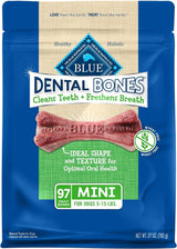 BLUE BUFFALO - Blue Buffalo Dental Bones Mini Natural Dental Chew Dog Treats 97 Piezas - The Red Vitamin MX - Cuidado Dental Para Perros - {{ shop.shopifyCountryName }}