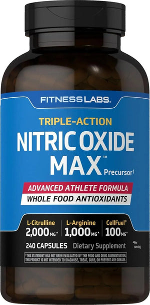 FITNESS LABS - Fitness Labs Nitric Oxide 3000Mg. 240 Capsulas - The Red Vitamin MX - Suplementos Alimenticios - {{ shop.shopifyCountryName }}