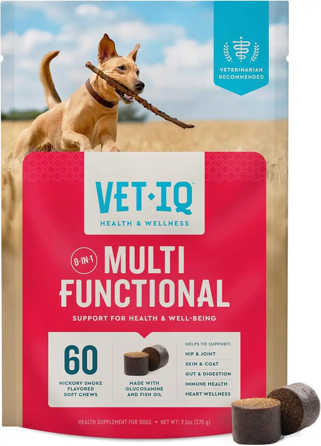 VETIQ - VETIQ 8-in-1 Supplement for Dogs 60 Masticables - The Red Vitamin MX - Multivitamínicos Para Perros - {{ shop.shopifyCountryName }}