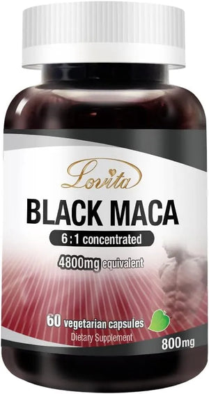 LOVITA - Lovita Black Maca Root 4800Mg. 60 Capsulas - The Red Vitamin MX - Suplementos Alimenticios - {{ shop.shopifyCountryName }}