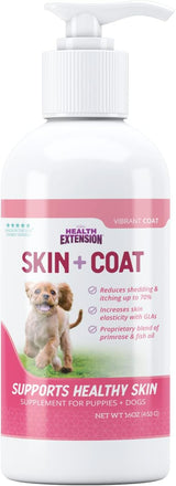 Health Extension Skin & Coat Supplement for Dogs 16 Oz.