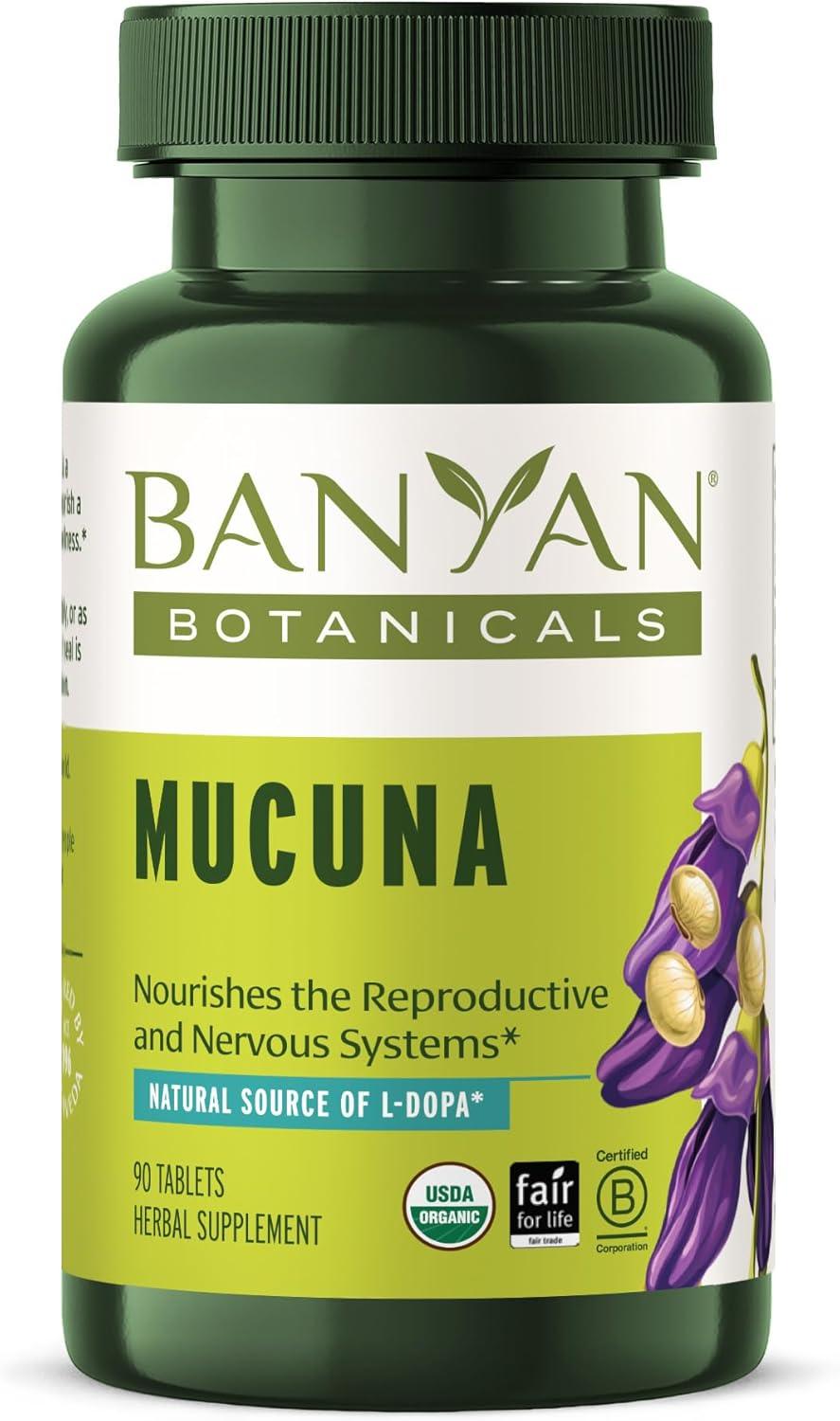 BANYAN - Banyan Botanicals Mucuna Pruriens 90 Tabletas - The Red Vitamin MX - Suplementos Alimenticios - {{ shop.shopifyCountryName }}