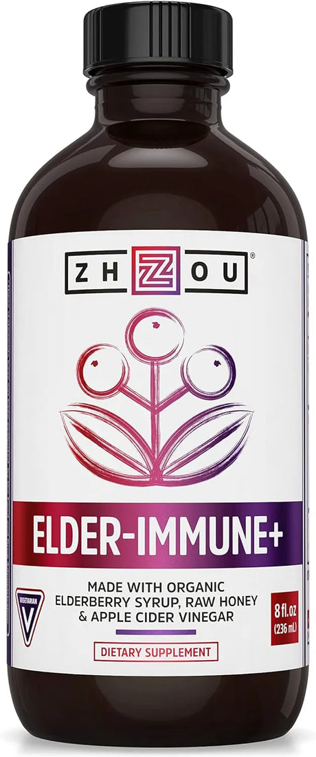 ZHOU - Zhou Nutrition Elderberry Syrup 236Ml. - The Red Vitamin MX - Suplementos Alimenticios - {{ shop.shopifyCountryName }}