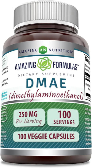 AMAZING FORMULAS - Amazing Formulas DMAE 250Mg. 200 Capsulas - The Red Vitamin MX - Suplementos Alimenticios - {{ shop.shopifyCountryName }}