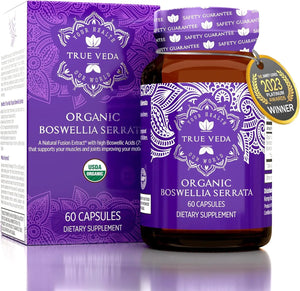 TRUE VEDA - True Veda Organic Boswellia Extract 60 Capsulas - The Red Vitamin MX - Suplementos Alimenticios - {{ shop.shopifyCountryName }}