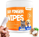 NEENCE - NEENCE Ear Finger Wipes for Dogs & Cats Coconut Scent 60 Toallitas - The Red Vitamin MX - Cuidado Del Oído De Perros - {{ shop.shopifyCountryName }}