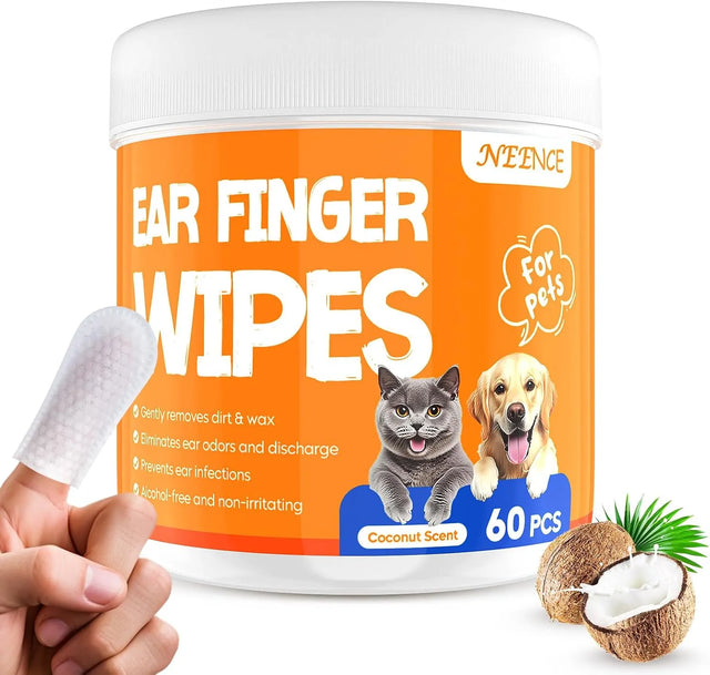 NEENCE - NEENCE Ear Finger Wipes for Dogs & Cats Coconut Scent 60 Toallitas - The Red Vitamin MX - Cuidado Del Oído De Perros - {{ shop.shopifyCountryName }}