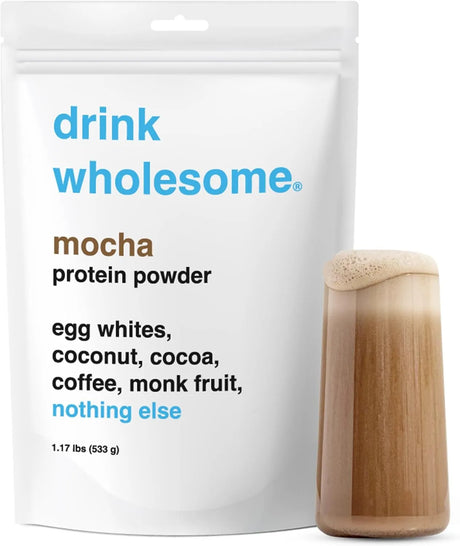 DRINK WHOLESOME - drink wholesome Mocha Egg White Protein Powder 533Gr. - The Red Vitamin MX - Suplementos Alimenticios - {{ shop.shopifyCountryName }}