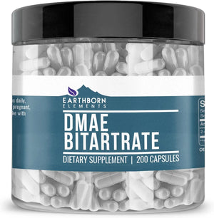 EARTHBORN ELEMENTS - Earthborn Elements DMAE Bitartrate 200 Capsulas - The Red Vitamin MX - Suplementos Alimenticios - {{ shop.shopifyCountryName }}