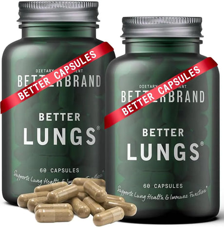 BETTERBRAND - Betterbrand BetterLungs Daily Respiratory Health 60 Capsulas 2 Pack - The Red Vitamin MX - Suplementos Alimenticios - {{ shop.shopifyCountryName }}