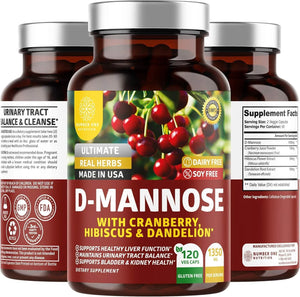 N1N - N1N Premium D Mannose with Cranberry and Hibiscus 120 Capsulas - The Red Vitamin MX - Suplementos Alimenticios - {{ shop.shopifyCountryName }}