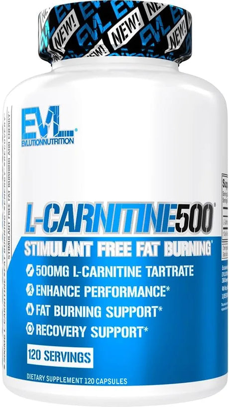 EVLUTION - EVL L-Carnitine 120 Capsulas - The Red Vitamin MX - Suplementos Alimenticios - {{ shop.shopifyCountryName }}