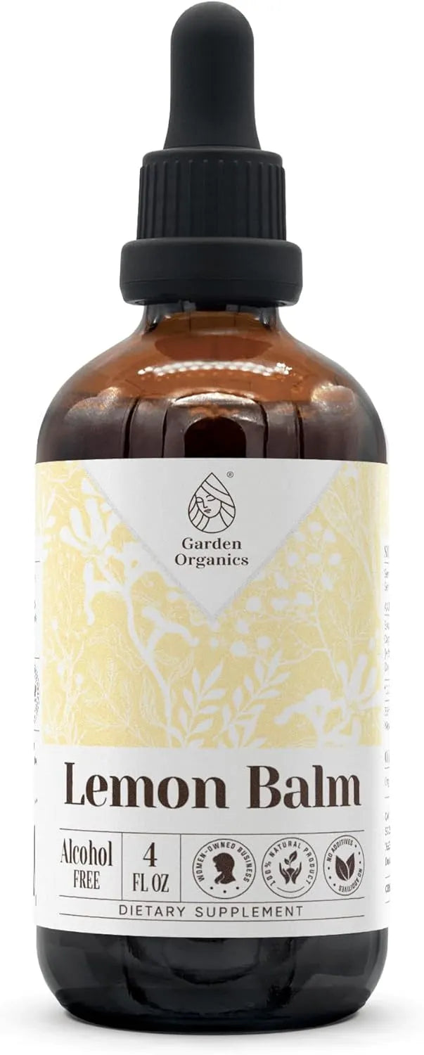 GARDEN ORGANICS - Garden Organics Lemon Balm Alcohol-Free Natural Tincture Extract 4 Fl.Oz. - The Red Vitamin MX - Suplementos Alimenticios - {{ shop.shopifyCountryName }}