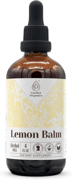 GARDEN ORGANICS - Garden Organics Lemon Balm Alcohol-Free Natural Tincture Extract 4 Fl.Oz. - The Red Vitamin MX - Suplementos Alimenticios - {{ shop.shopifyCountryName }}