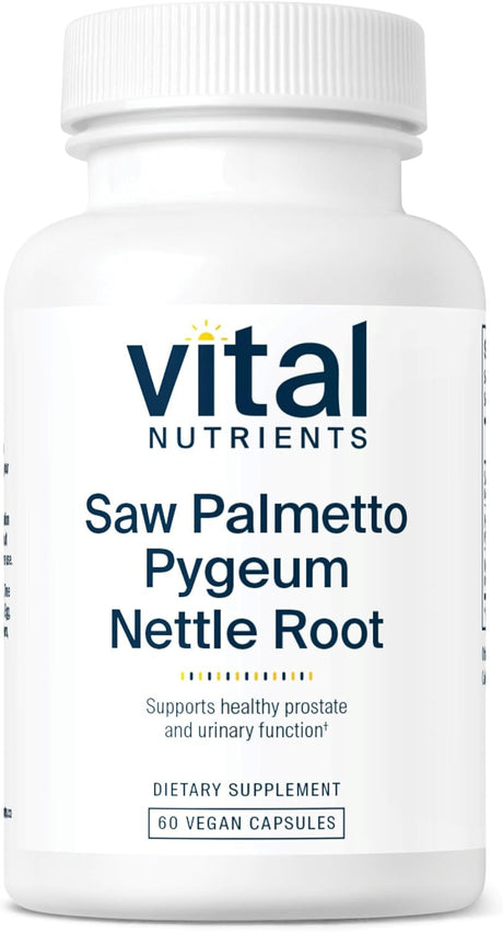 VITAL NUTRIENTS - Vital Nutrients Saw Palmetto with Pygeum & Nettle Root 60 Capsulas - The Red Vitamin MX - Suplementos Alimenticios - {{ shop.shopifyCountryName }}