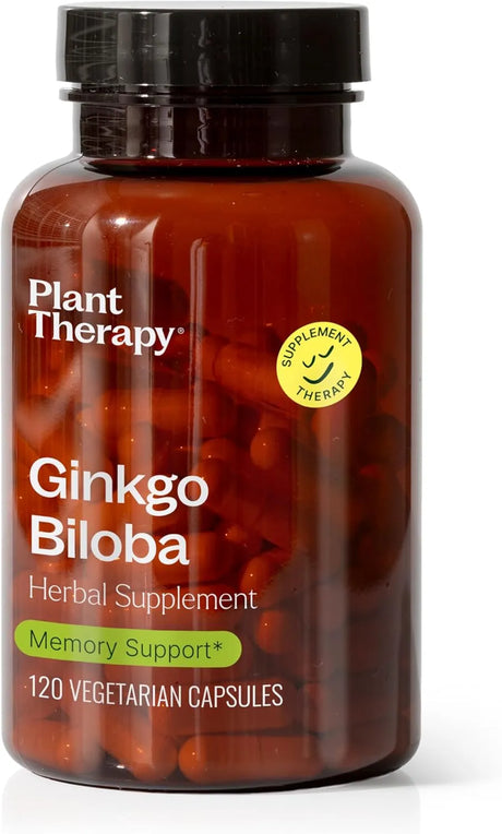 PLANT THERAPY - Plant Therapy Ginkgo Biloba 120 Capsulas - The Red Vitamin MX - Suplementos Alimenticios - {{ shop.shopifyCountryName }}