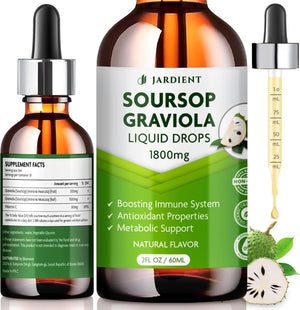 Jardient Soursop Bitters Liquid Oil Graviola Soursop Extract 2 Fl.Oz.